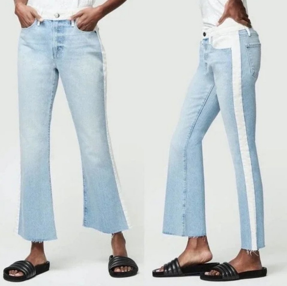 FRAME Denim Jeans La Crop Mini Boot Size 30